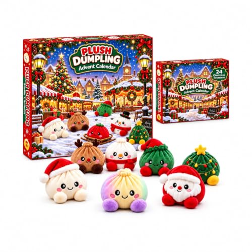 Dumpling Advent Calendar 2026 Plush Mystery Box Christmas Home 24-Day Adult - image 1