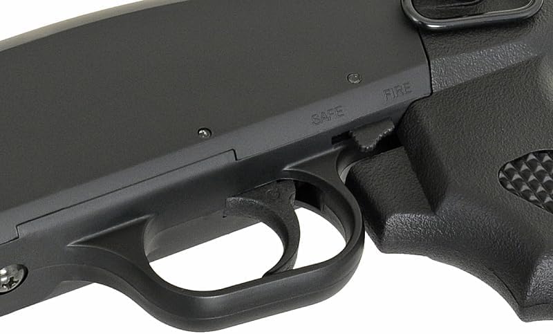 Pack de Escopeta Corta sin Culata Recortada de Muelle de Airsoft de Menos de 1 Julio de Potencia con un Cargador, 1000 Bolas de 6 mm, Cargador rápido Tico Tico Loader y Gafas de protección Pegaso