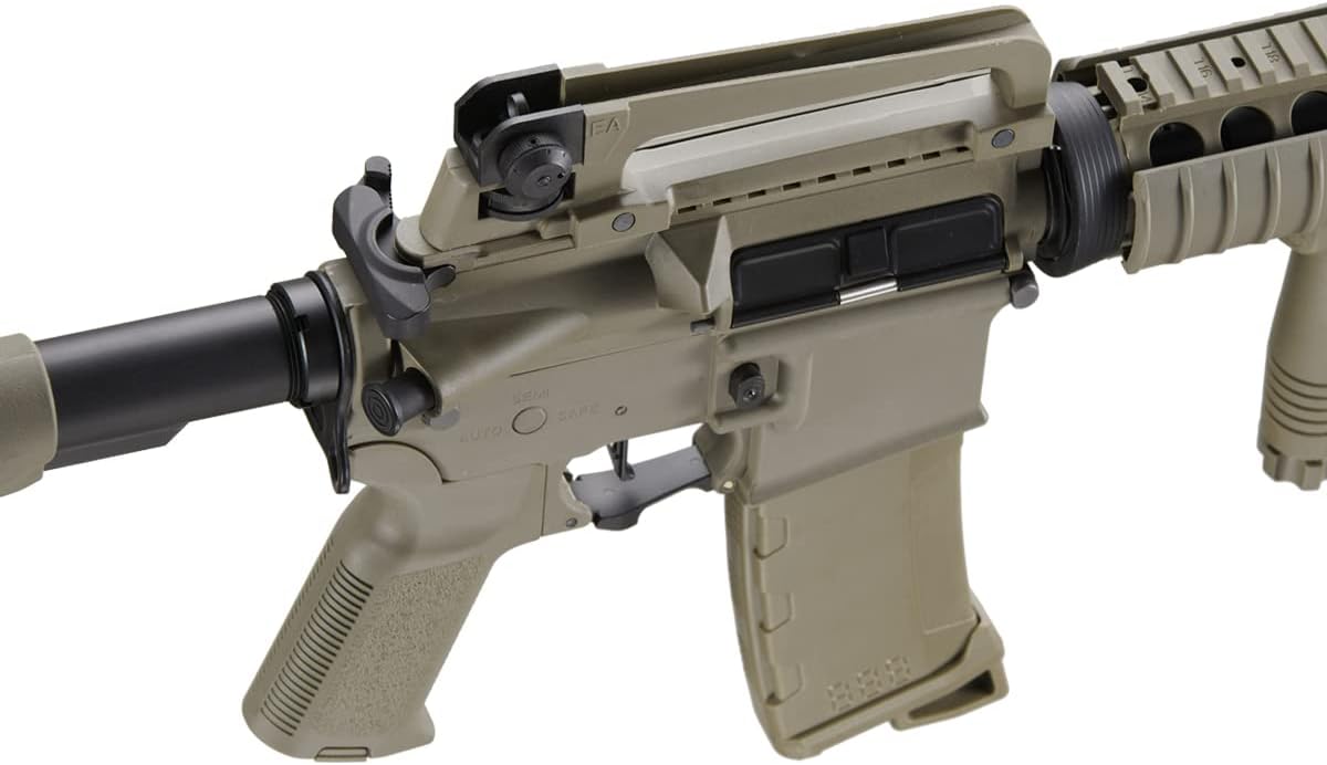 Lancer Tactical Gen 3 SopMod M4 Airsoft with Programmable Mosfet/ETU-Electric Full/Semi-Auto AEG Rifle (Lipo Battery & Charger Included)