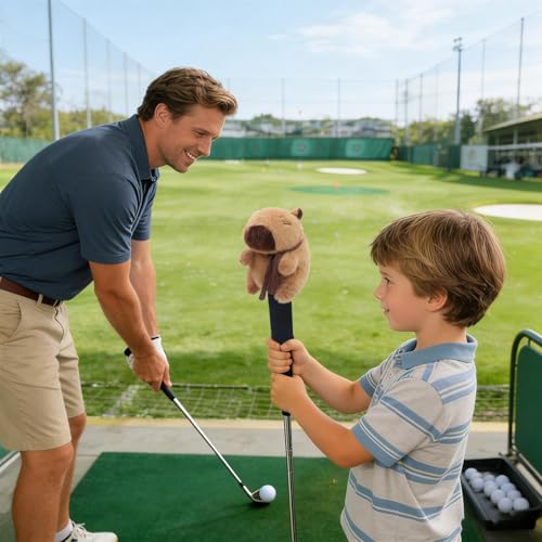 Housses de tête de golf rembourrées anti-choc pour protéger vos précieux drivers 3 et 5 en peluche - 2