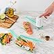 Mastrad – 1 Vakuumgarer-Set Stor’eat – Zusammensetzung 5 Beutel à 1,3 l + 5 Beutel à 3 l – 1 Vakuumpumpe – 2 Spezialzange zum Kochen + Verschluss – USB-Ladekabel
