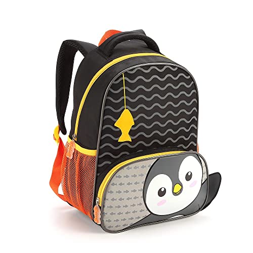 Mochila Infatil Feminina Escolar Masculina Bichinhos Sereia Tubarão (Pinguim)
