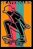 skateboard flip deck  Retro Skateboard Skater Player Gift For Skateboarder Legend Journal. Kick flip Skating 60s 70s Silhouette Skateboarder Book: 120 6x9