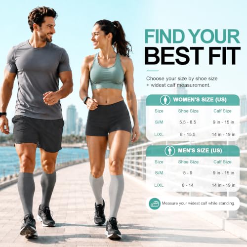 Image of 3 Pack Medical Compression Sock-Compression Sock For Women and Men Circulation -Best for Running,Nursing,Athletic Sports