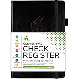 Clever Fox Check Register – Deluxe Checkbook Log with Check & Transaction Registers, Bank Account...