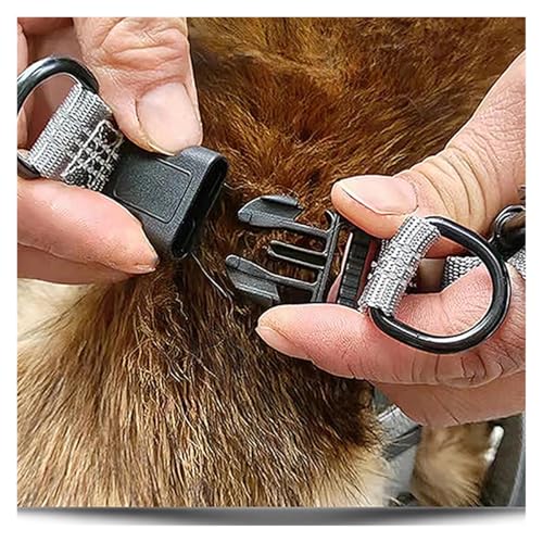 Harnais confort pour chien rouge taille M protège la trachée des chiots - 4
