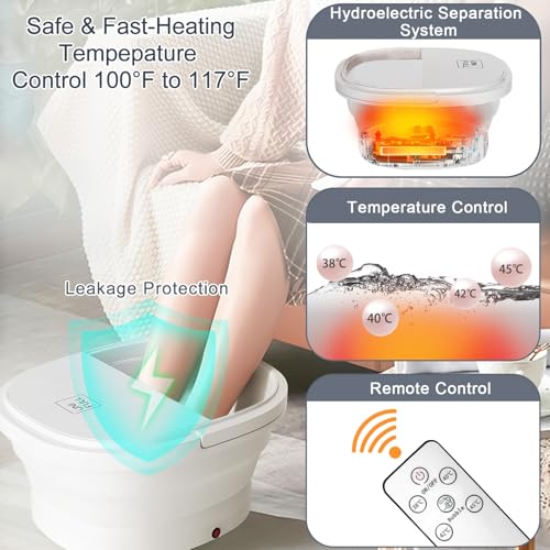Spa de pies con control de temperatura y masaje UNIFULL miniatura 3