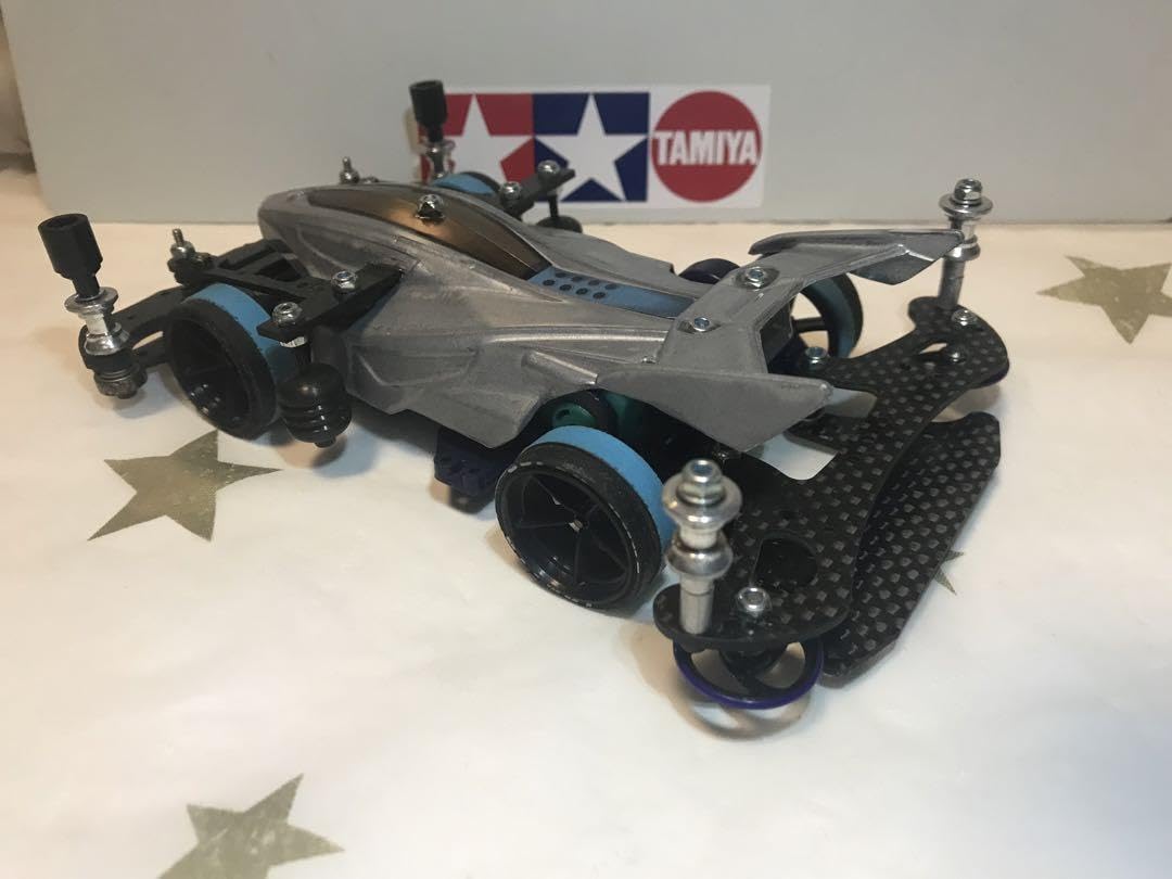 ミニ四駆完成品！VZシャーシ  デュアル リッジ Jr  クリアボディ Amazon.co.jp: ミニ四駆完成品 VZシャーシ デュアル リッジ Jr クリア