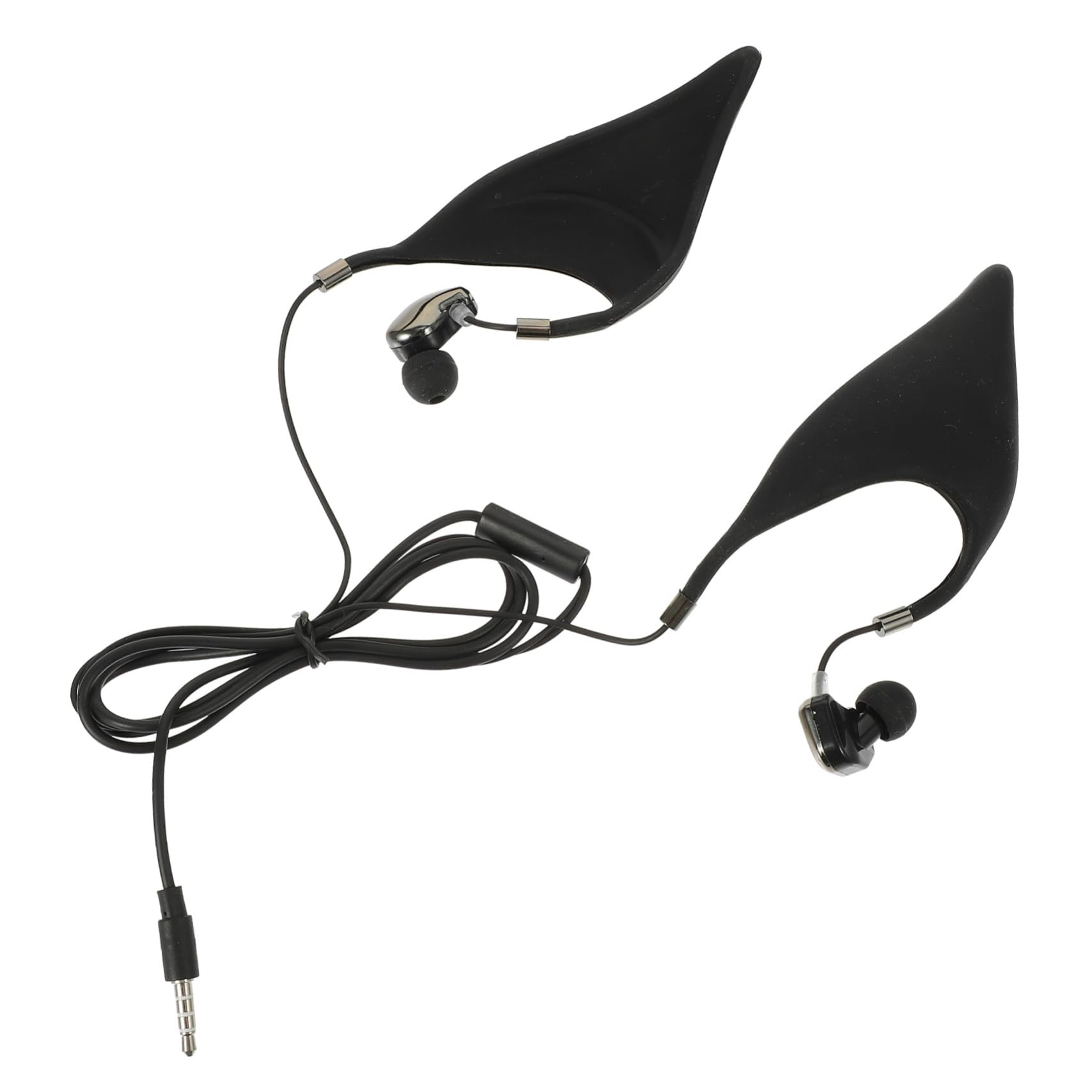 Ear Elf Ear Headphones with Mic Ultra Lightweight Wired Earbuds for Phone and Computer Breathable Comfortable Call Noise
