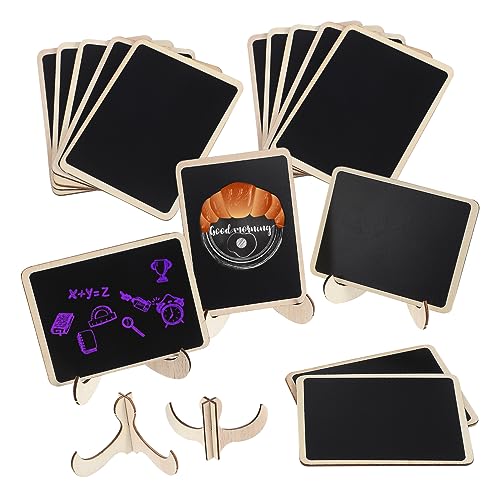 FUNOMOCYA 15Pcs Mini Chalkboard Signs for Tabletop Decorations Reusable Food Display Boards for Catering Events Lightweight and Portable Chalkboard Sign for Parties and Buffets