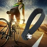 Helilyco Support de plaque d'immatriculation léger en fibre de carbone pour vélos de route Cervelo S5 S3 S2S, pour vélo de course, avec angle réglable, noir