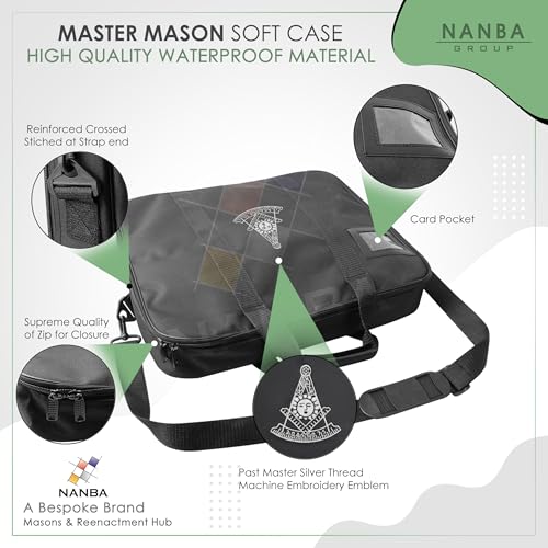 Sac franc-maçon Passé Master étui tablier idéal cadeau installation - 4