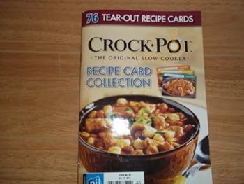 Paperback Crock Pot Recipe Card Collection (76 Tear-Out Recipe Cards) Book