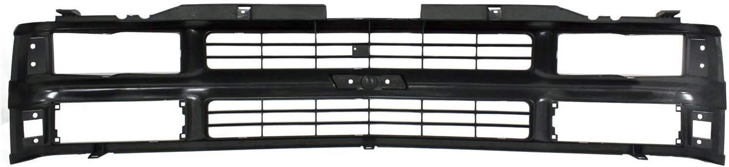Garage-Pro Front Grille Assembly For Chevrolet Blazer 1994, C1500 1994-1999, Models with Composite Headlamps, Black Grill, Plastic