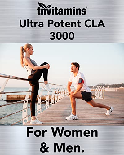 Tnvitamins Cla 3000 Supplement (180 Softgels - 3000 Mg) | Conjugated Linoleic Acid From Safflower Oil | Cla Pills For Women & Men | Support Your Diet & Weight Goals* | Omega-6 Fatty Acids #TOP4