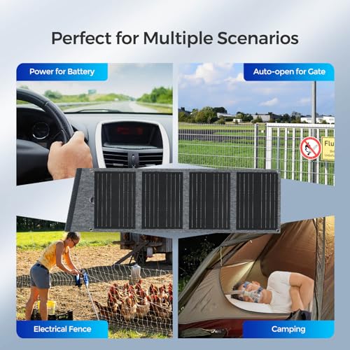 Renogy 30W Portable Solar Charger with 2 USB Ports, Foldable Sunpower Solar Panel for Camping, Hiking, and Outdoor Activities, IP65 Waterproof, Compatible with Cell Phone, iPhone, iPad, Samsung Galaxy - Thumbnail 7