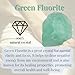XIANNVXI Green Fluorite 1.8-2.2