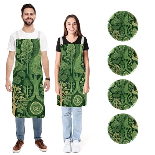 Tabliers de cuisine imperméables réglables pour en finir avec les vêtements tachés
