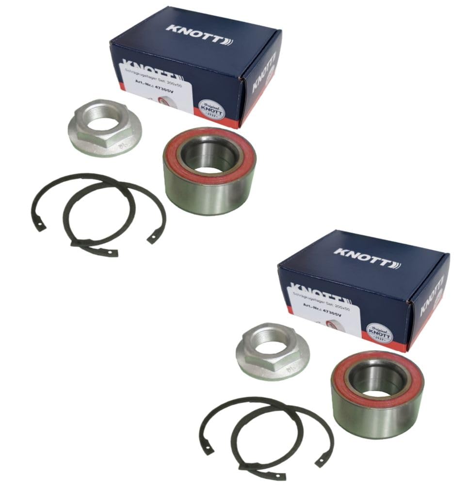 Knott 2 x Radlager - Set 47305V - Lager Ø64 / Ø34 x 37mm