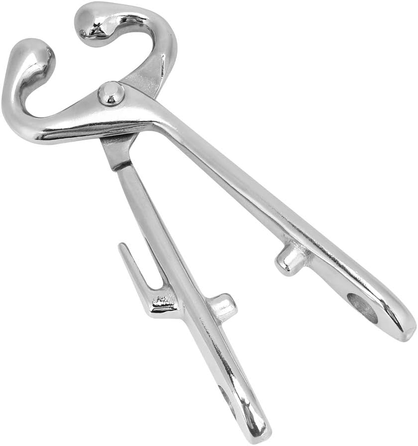 Cow Nose Pliers, Carbon Steel Livestock Cattle Nose Pliers, Bovine Clip Pulling Equipment Tool for Farm Ranch