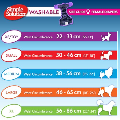 Simple Solution Hunde Windeln waschbar XL