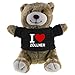 Produktbild Multifanshop Kuscheltier Bär Classic I Love Zöllner beige - Stofftier Püschtier Schmusetier