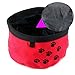 Collapsible Dog Bowls Waterproof Oxford Fabric Travel Pet Bowl For Food And Water Red Creative and Exquisite Workship Clever design