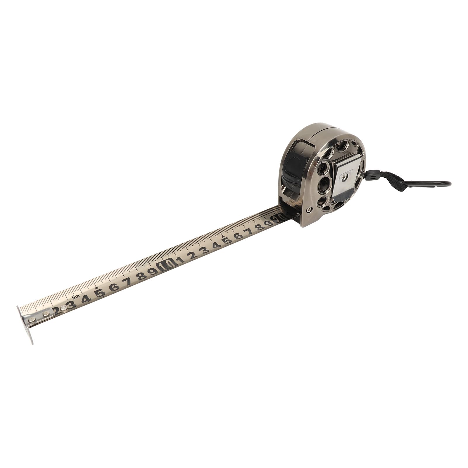 Stainless Steel Tape Measure Waterproof Wear Resistant Retractable Measuring Scale Ruler 25mm 5 Metres