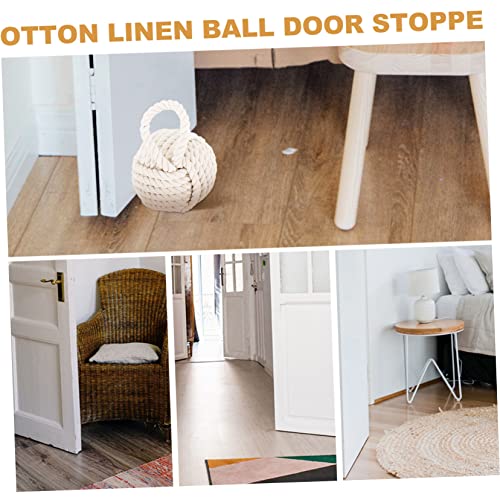 Butée de porte anti-collision boule tressée stable et décorative - 6