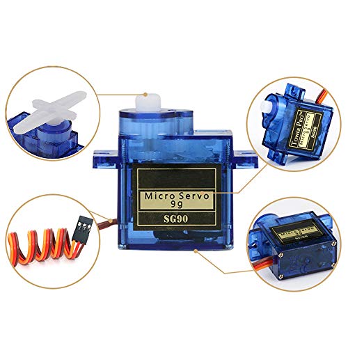 4Pcs Sg90 9G Micro Servos For Rc Robot Helicopter Airplane Controls Car Boat #TOP2