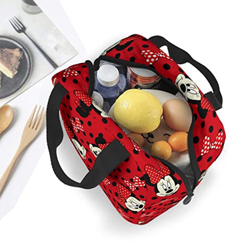 Zelq Cartoon Lunch Bag, Mouse Lunch Bag For Women Men Frinends, Picnic Travel Outdoors #TOP3