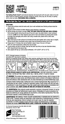 Super Glue Plastic Fusion Epoxy Adhesive, #15277 #TOP2