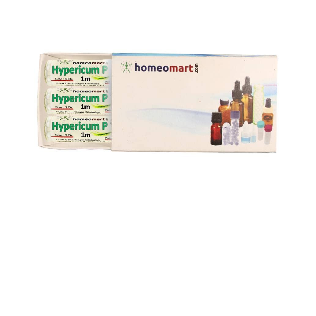 homeomart.comHypericum Perforatum Homeopathy Pellets (Pills) in 1M Potency, Pack of 3