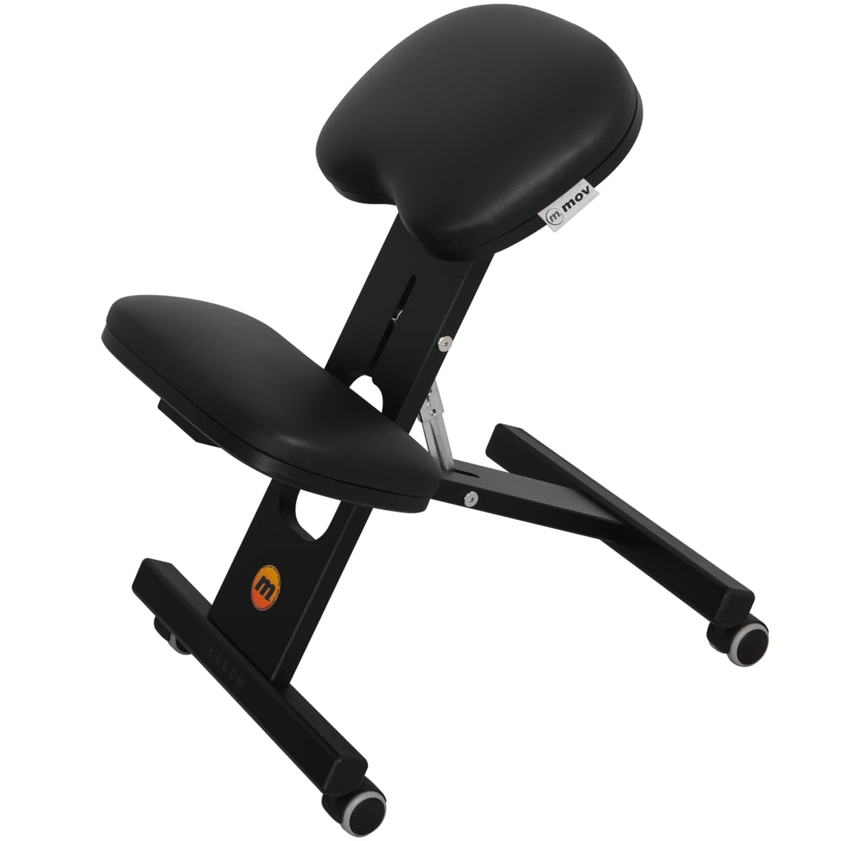 MOV Kneeler Ergo Lux Heban - Chaise Ergonomique - Soutien Lombaire réglable - Soins préventifs - Soutien à la santé - Cuir écologique - Confort de Travail à la Maison et au Bureau