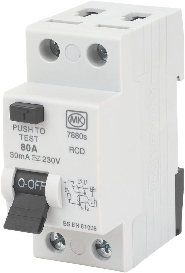 MK Sentry 2-Module 80A 30mA RCD