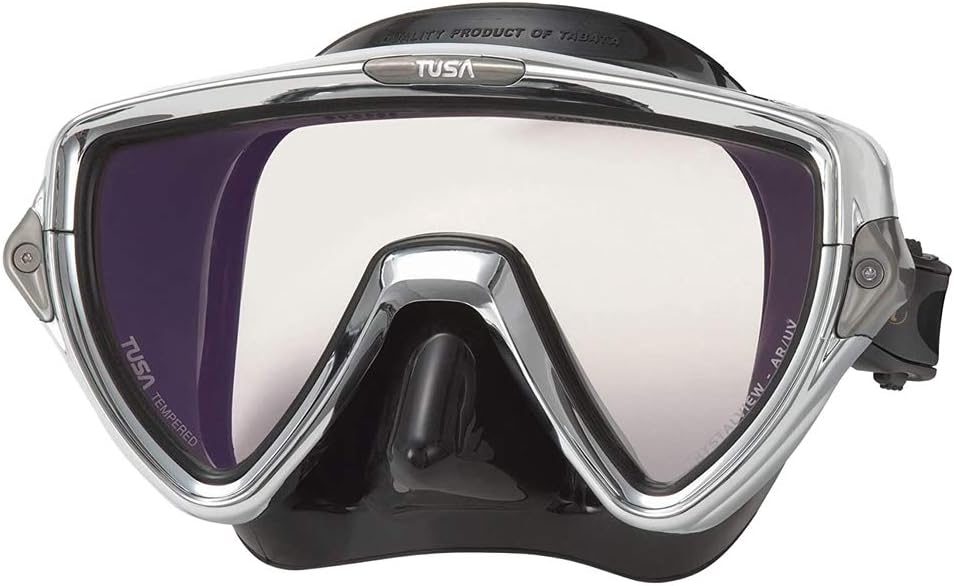 M-110 Visio Uno Pro Scuba Diving Mask, Chrome