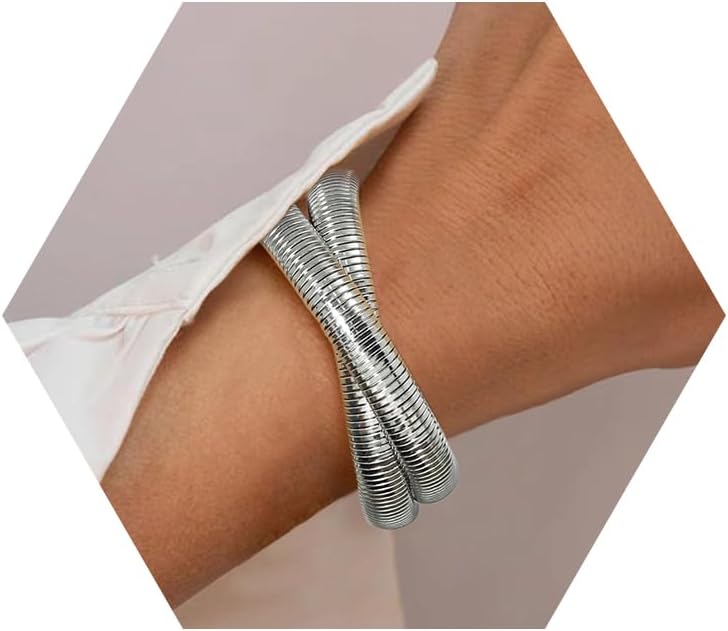 Gold Bracelets for Women, Gold Bangles for Women Chunky Bangle Bracelets for Women Bracelets Stack Tarnish Free Gold Jewelry Set of 3 for Women Accessories for Her Gifts