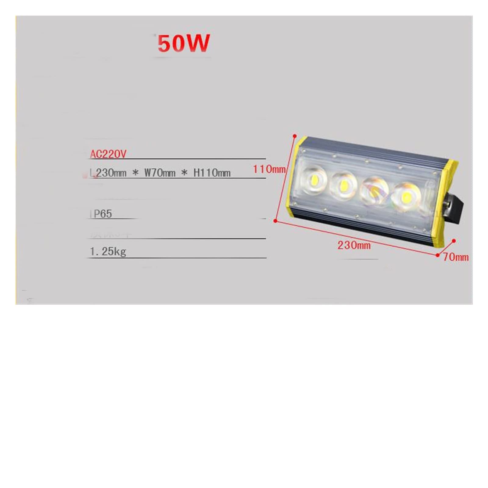 lampy solarne， Projektor o dużej mocy, jasna lampa LED do oświetlenia ogrodu(Bianco)