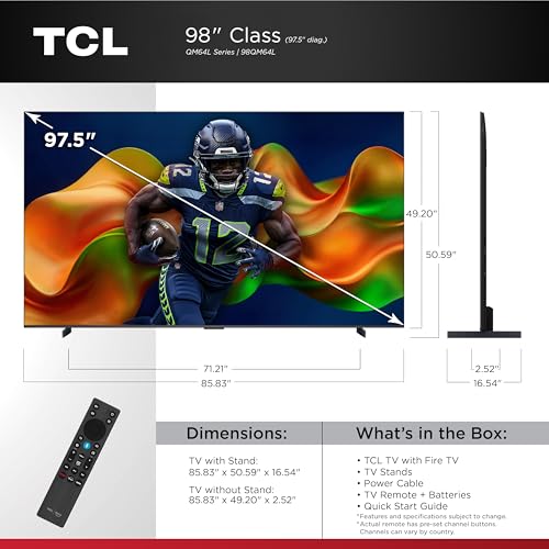 TCL 98 inch Mini LED TV premium