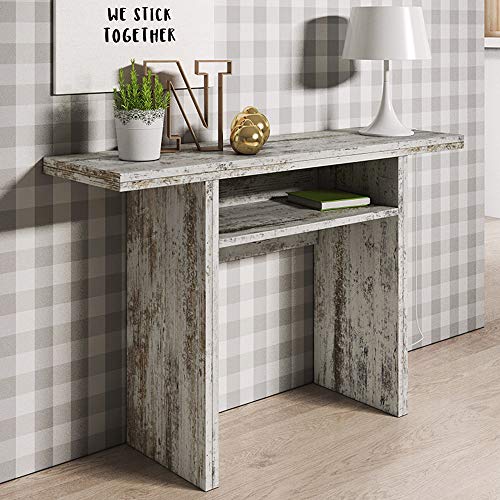 Mesa auxiliar extensible de madera para duplicar tu espacio útil 3