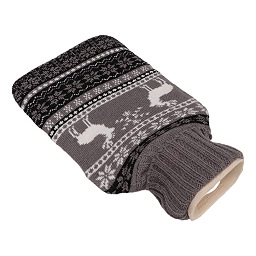 Hot Water Bottle with Waist Cover and Knitted Cover Rubber Hot Water Bag Hot Water Bag for Winter (Type 2)