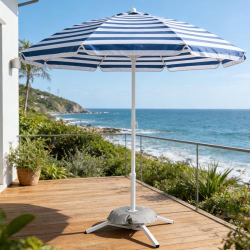 Soporte Portátil para Sombrilla SECFOU Base Estable Evita Caídas Exterior 8
