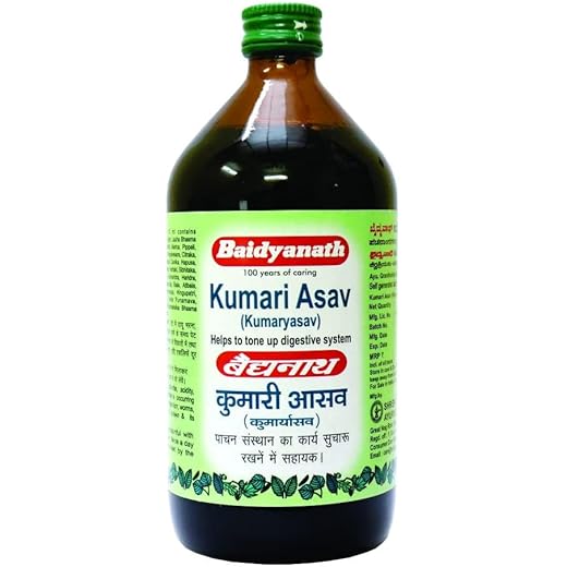 Baidyanath Kumari Asava Digestive Tonic 450ml