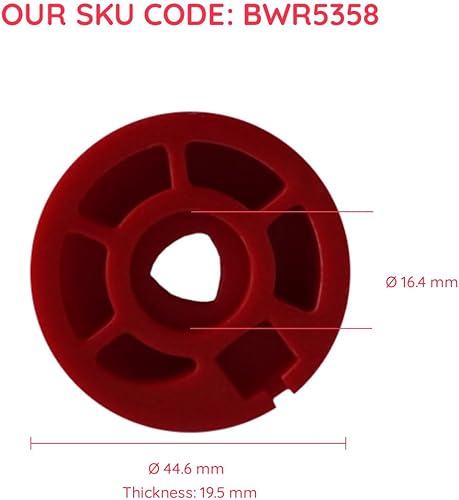 Miniatura 5 de Bross Auto Parts BWR5358 Window Regulator Repair Wheel Front 68004819AA 68004818AA Compatible with Dodge Nitro 2007-2011