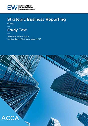 ACCA Strategic Business Reporting (SBR) - Study Text - 2020-21 (English Edition) Livre eBook France
