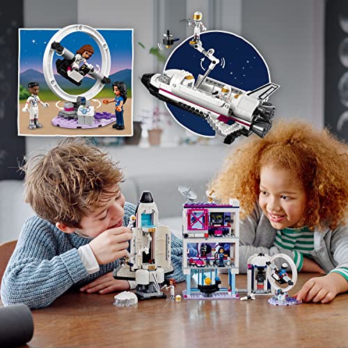 Razzo Shuttle dell'Accademia Spaziale di Friends Olivia 41713, Giocattolo dello Space Shuttle della NASA per Bambini, Fai Finta di Giocare all'Accademia Spaziale con Mini Figure di Astronauti, Re - Lego - Immagine 2