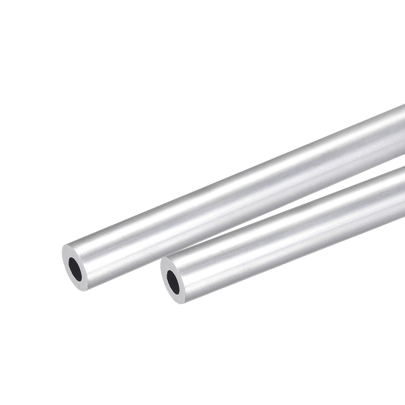 uxcell 6063 Aluminum Round Tube 7mm OD 4mm Inner Dia 250mm Length Pipe Tubing 2 Pcs
