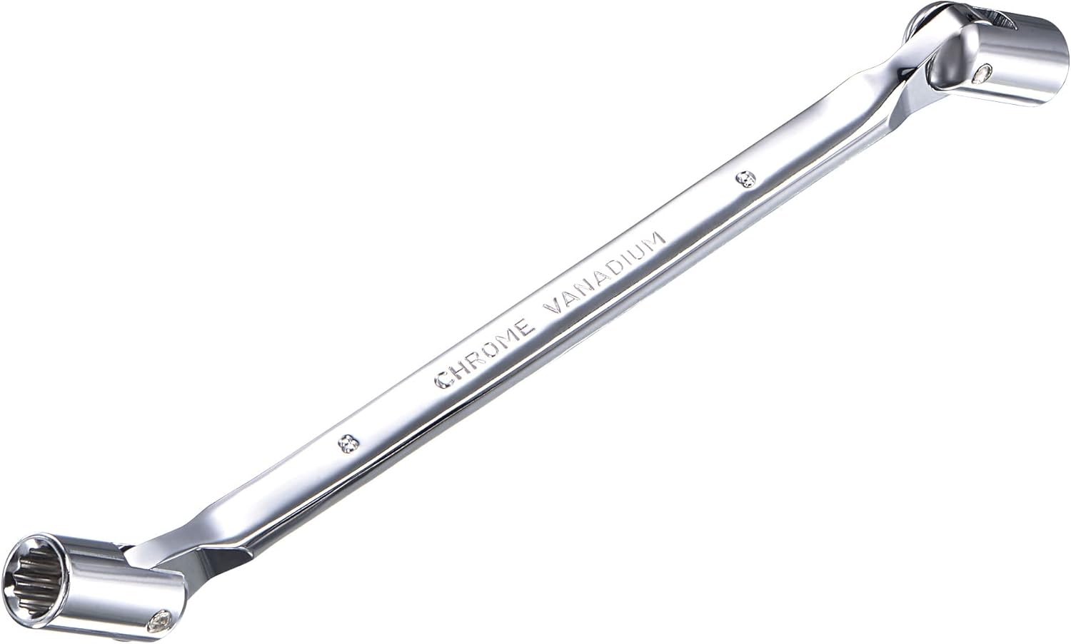 uxcell 12 Point Flexible Head Socket Wrench, 8mm x 9mm Metric Double