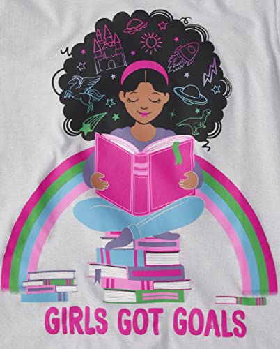 Image of The Children's Place Girls' School Days Short Sleeve Graphic T-Shirts