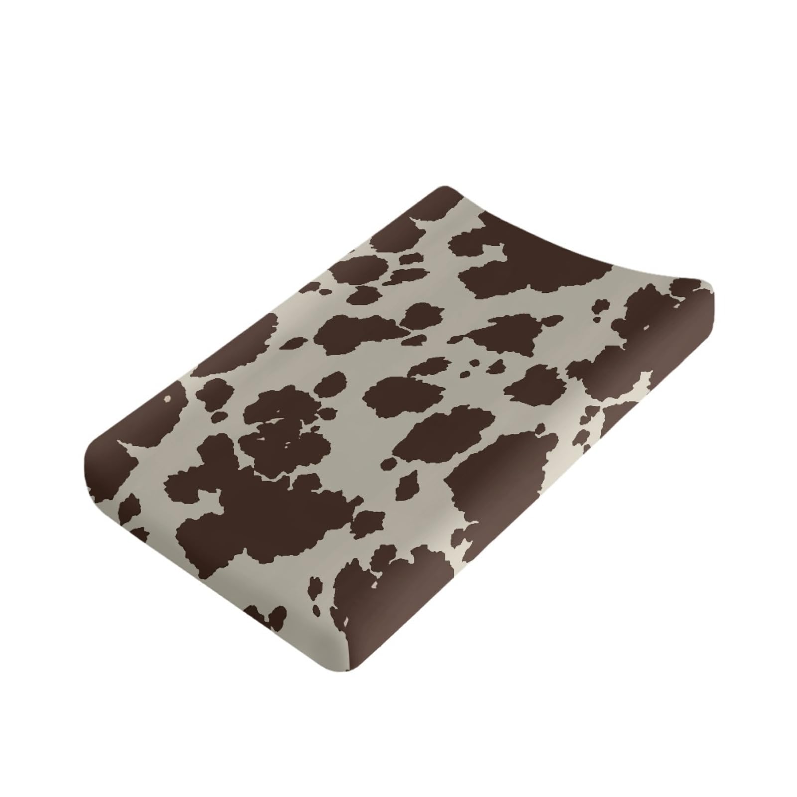 Wanyint Cows Print Stretchy Changing Pad Covers Ultra Soft Breathable Diaper Changing Table Cover for Boys Girls,Fit Standard 16 x 32 Inch Changing Mats